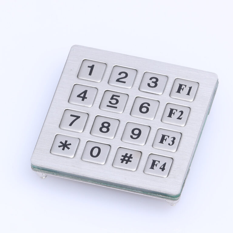 Stainless Steel Metal Keypad for Self-Service Payment Terminals, Securities Inquiry Kiosks & Access Control Systems