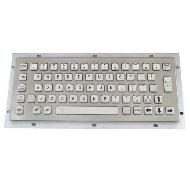 Custom 65-Key Explosion-Proof Industrial Stainless Steel Keyboard - Waterproof & Dustproof